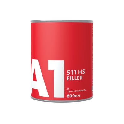 Грунт наполнитель А1 511 HS FILLER WHITE (800мл + 200мл) белый с отвердителем NEW